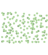 Tissue Paper Balloon Confetti Dots Dots Green Apple