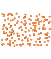 Tissue Paper Balloon Confetti Dots Dots Orange
