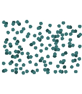 Tissue Paper Balloon Confetti Dots Dots Peacock Green