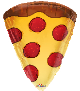 18" Slice Of Pizza Shape Foil Balloon