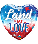 18" Heart Land That I Love Foil Balloon
