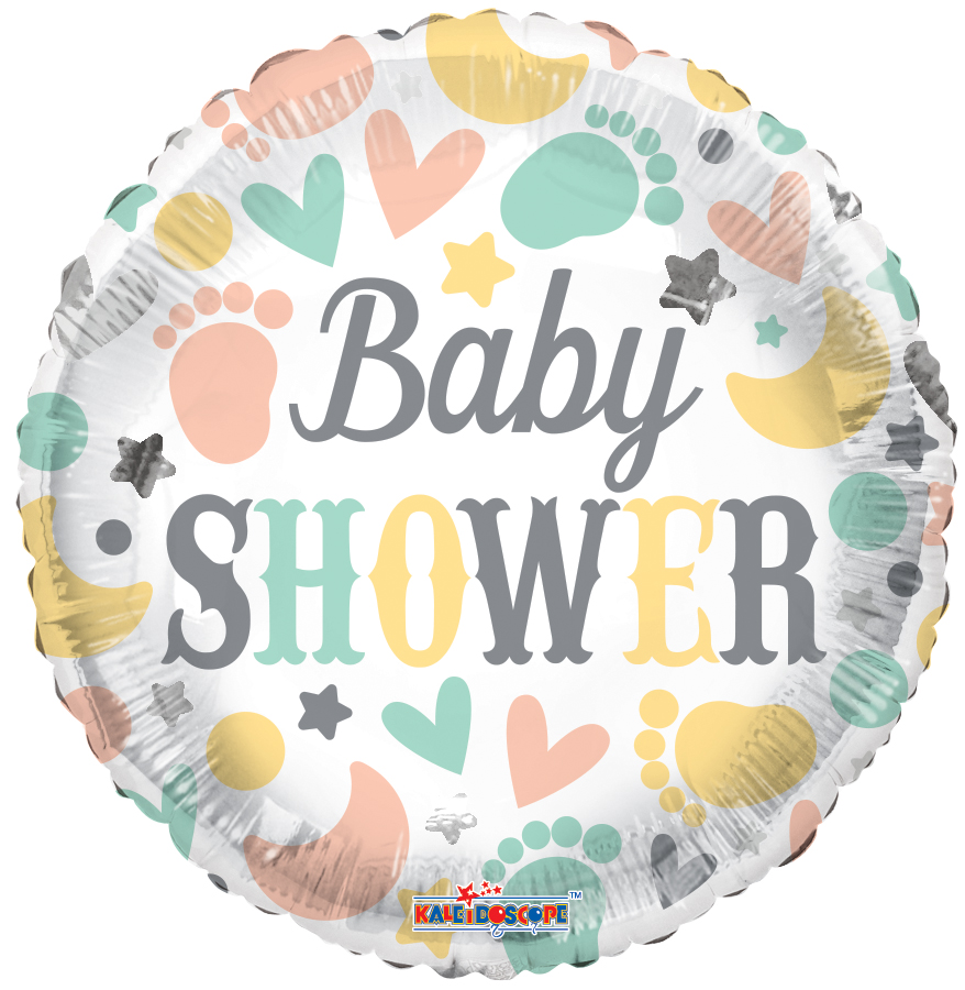 18" Baby Shower Elements Foil Balloon