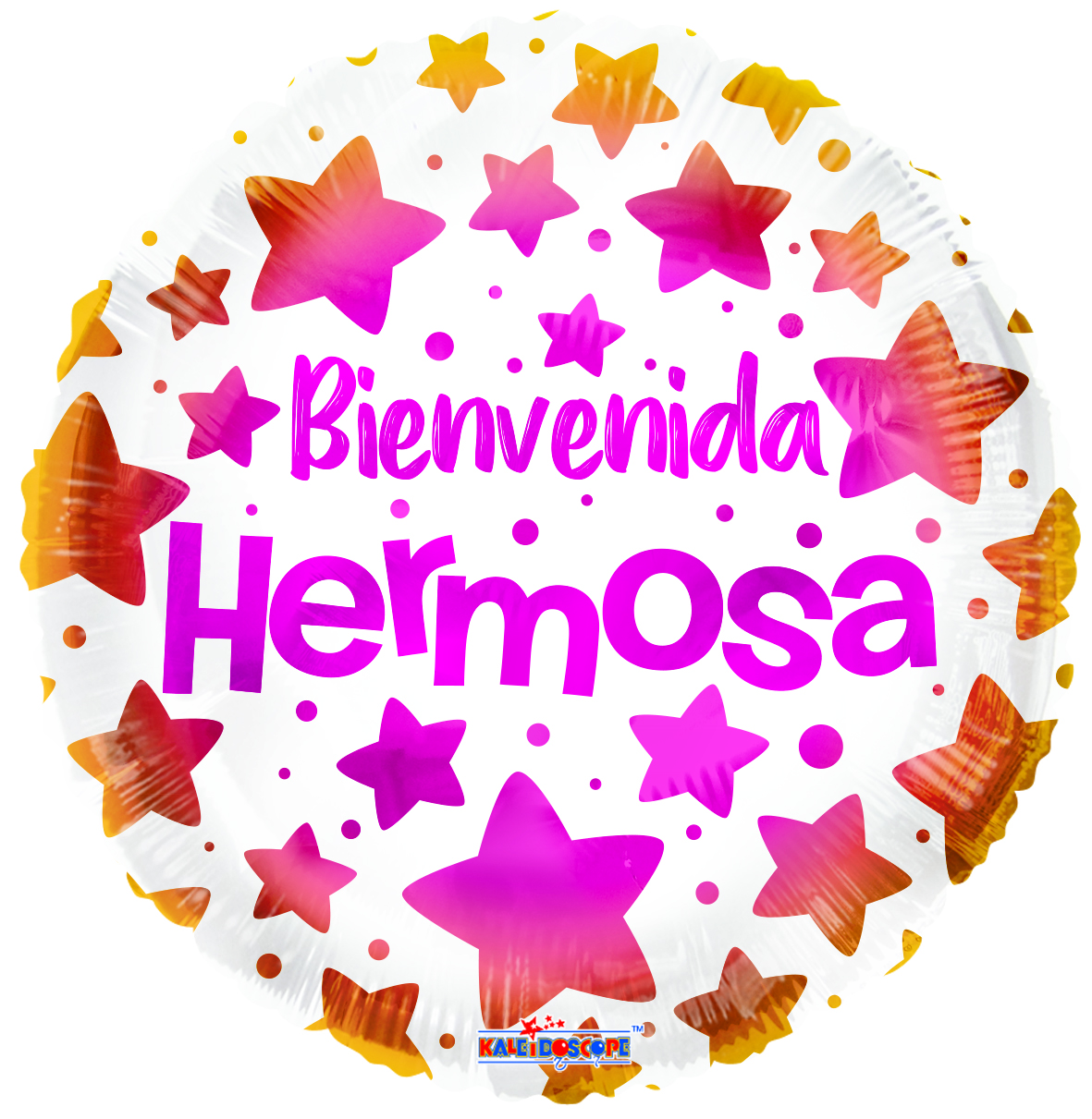 18 Bienvenida Hermosa Foil Balloon (Spanish)  Bargain Balloons - Mylar  Balloons and Foil Balloons