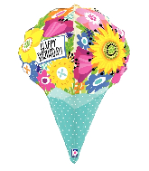 31" Multi-Sided Dimensionals Birthday Foil Balloon
