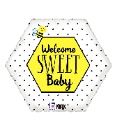 18" MAX Float Welcome Sweet Baby Foil Balloon