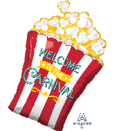 29" Jumbo Carnival Popcorn Foil Balloon