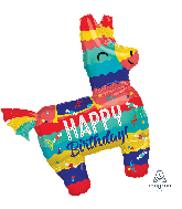 33" Jumbo Birthday Piñata Party Foil Balloon