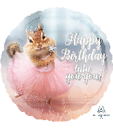 18" Avanti Birthday Ballerina Foil Balloon
