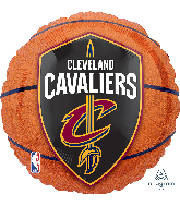 18" Cleveland Cavaliers Basketball Foil Balloon