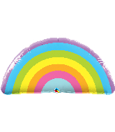 36" Radiant Rainbow Foil Balloon