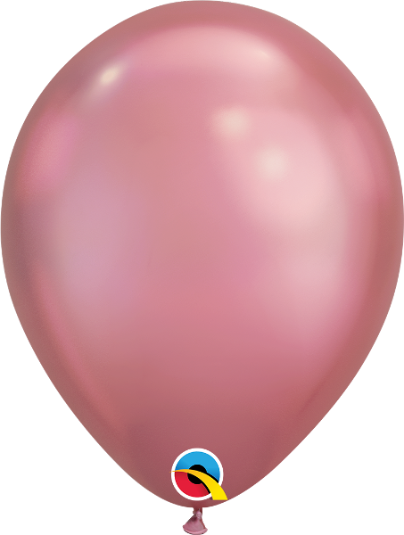 7" Chrome Mauve 100 Count Qualatex Latex Balloons