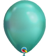 7" Chrome Green 100 Count Qualatex Latex Balloons