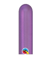 260Q Chrome Purple 100 Count Qualatex Latex Balloons