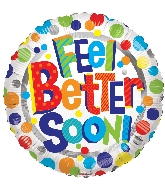18" Feel Better Soon Foil Balloon