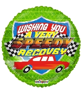 18" Speedy Recovery Foil Balloon