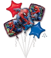 Spider-Man Bouquet Foil Balloon