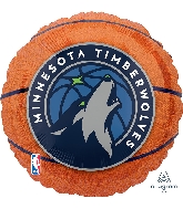 18" Minnesota Timberwolves Foil Balloon