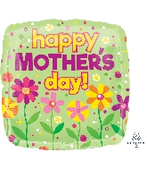 28" Happy Mother's Day Garden Patch Jumbo Foil Balloon
