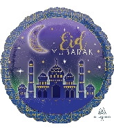 18" Eid MUBARAK Foil Balloon