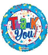18" Thank You! Healthy Foil Balloon