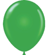 11" Standard Green Tuftex Latex Balloons 100 Per Bag