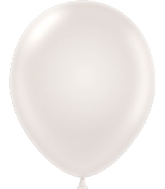 11" Pearl Pearl White Tuftex Latex Balloons 100 Per Bag