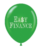17" Easy Finance Printed Latex Balloons 50 Per Bag Brand Tuftex