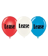 17" Lease Printed Latex Balloons (50 Per Bag) Brand Tuftex