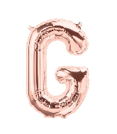 16" Airfill Only Letter G - Rose Gold  Letter