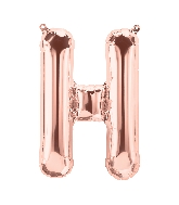 16" Airfill Only Letter H - Rose Gold  Letter