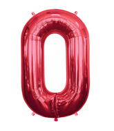 34" Foil Balloon Chain Deco Link (Chain Link) - Red