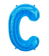 34" Northstar Brand Packaged Letter C - Blue Foil Balloon