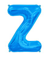 34" Northstar Brand Packaged Letter Z - Blue Foil Balloon