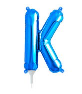16" Airfill Self Sealing 16" Letter K - Blue