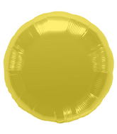 18" Foil Balloon Gold Round