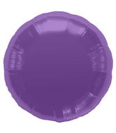 18" Foil Balloon Purple Round