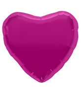 18" Foil Balloon Magenta Heart