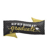 31" Foil Balloon Hip Hip Hooray Grad