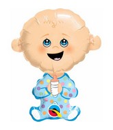 14" Airfill Only Baby Boy Shape Balloon