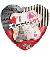 18" All You Need Is Love Paris