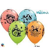 11" Assorted 25 Count Disney Moana & Maui Latex Balloons