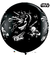 36" Black 02 Count Star Wars: Darth Vader Latex Balloons
