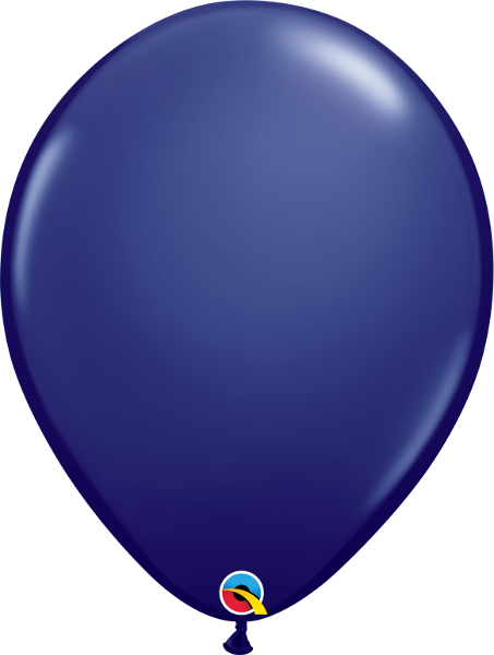 16" Qualatex Latex Balloons Navy (50 Per Bag)