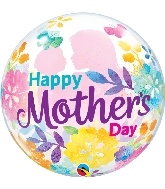 22" Mother's Day Silhouette Bubble Balloon