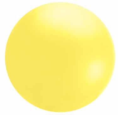 4 Foot Yellow Cloudbuster Balloon Chloroprene