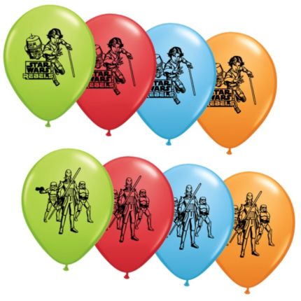 12" (6 Count) Special Star Wars Rebels Latex Balloons
