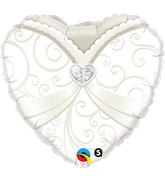 18" Heart Wedding Gown