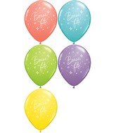 11 Bonne Fête – Tourbillons Petillants (50 Per Bag) Latex Balloons