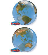 22" Earth Globe Bubble Balloon