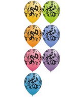 Music/Dance Mylar Balloons